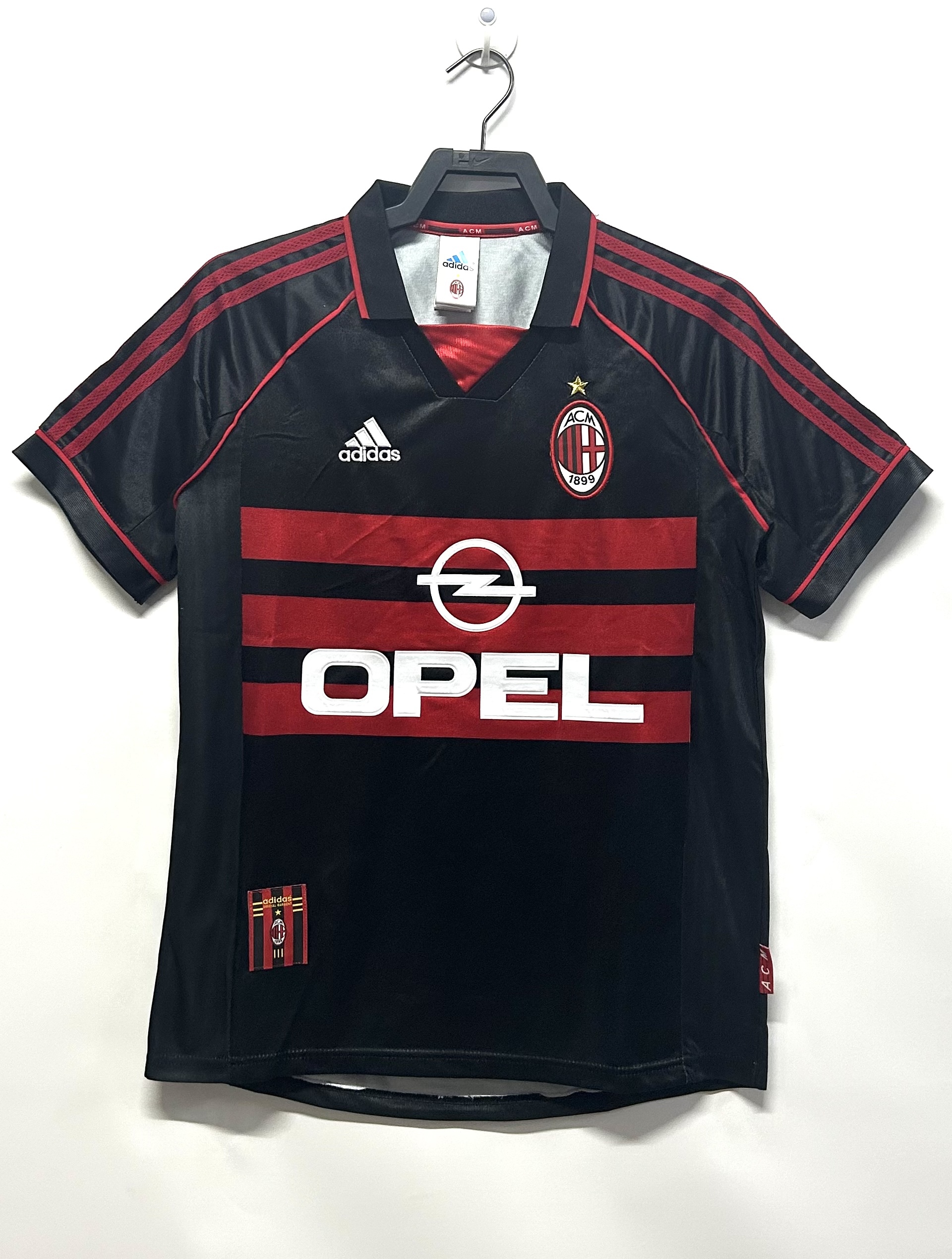 1998-1999 AC Milan Deuxieme Exterieur Maillot