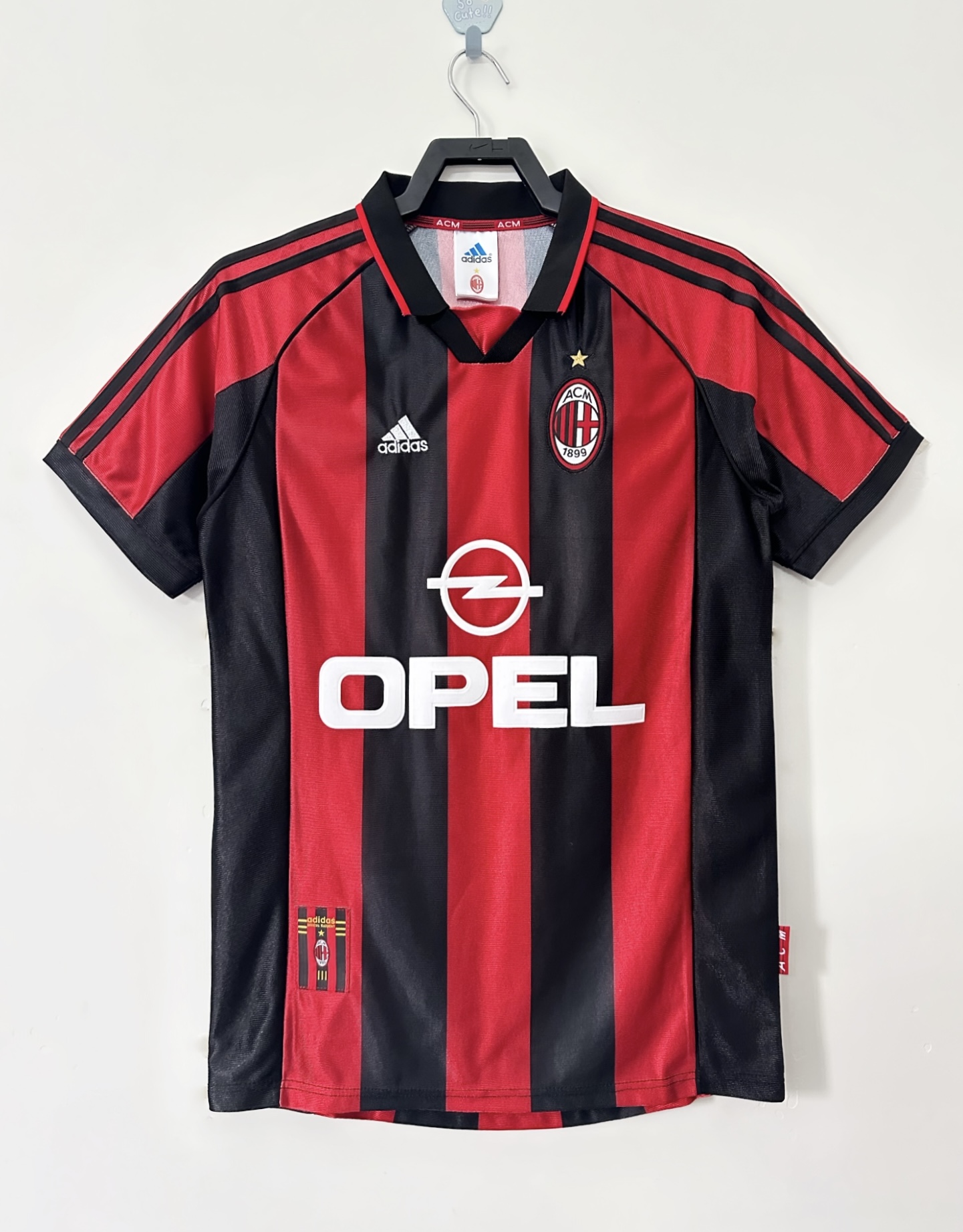 1998-1999 AC Milan Domicile Maillot