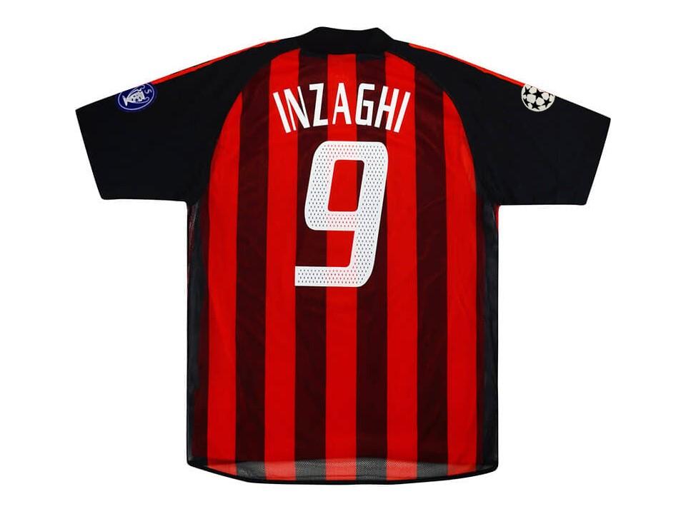 2002 2003 AC Milan Home Shirt Inzaghi #9