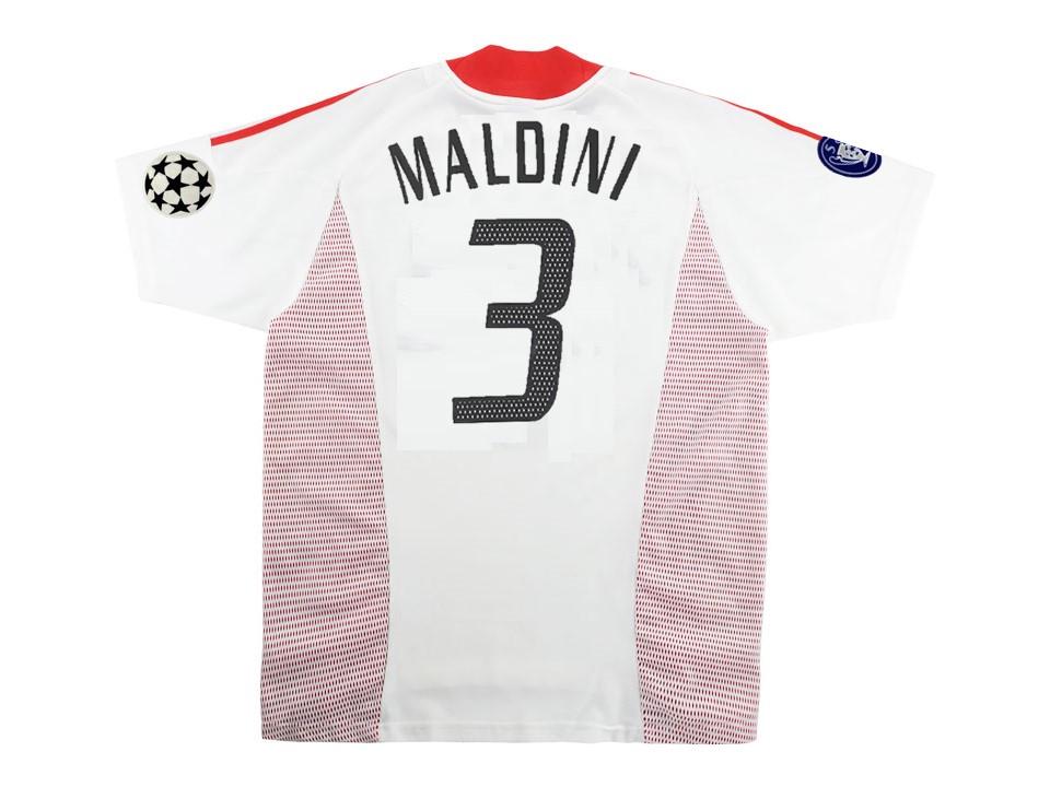 2002 2003 AC Milan Away Shirt Maldini #3