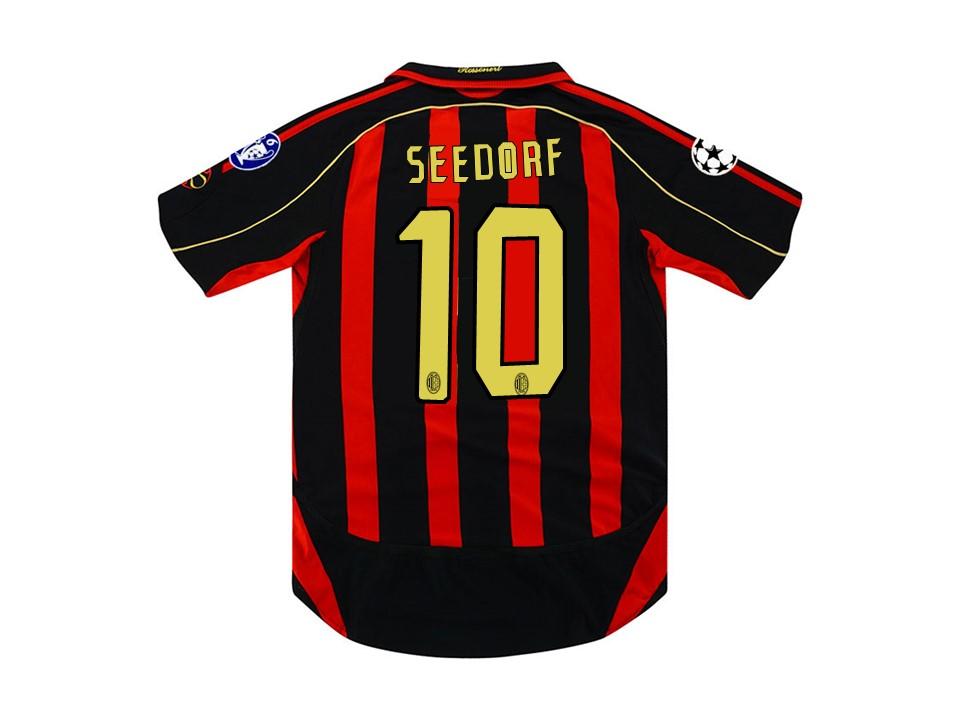 2006 2007 AC Milan Home Shirt Seedorf #10