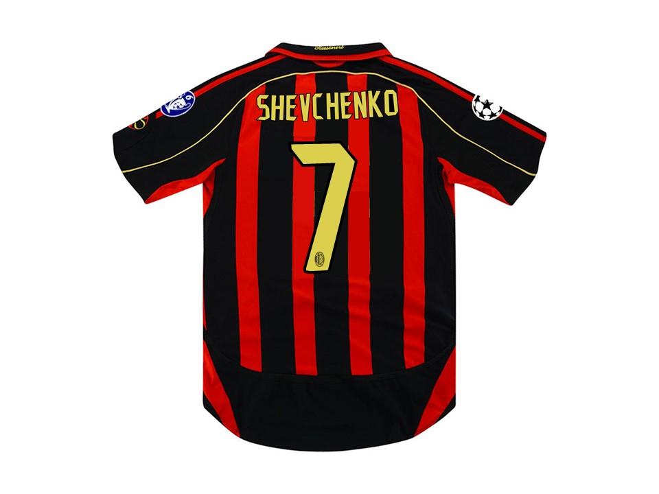 2006 2007 AC Milan Home Shirt Shevchenko #7