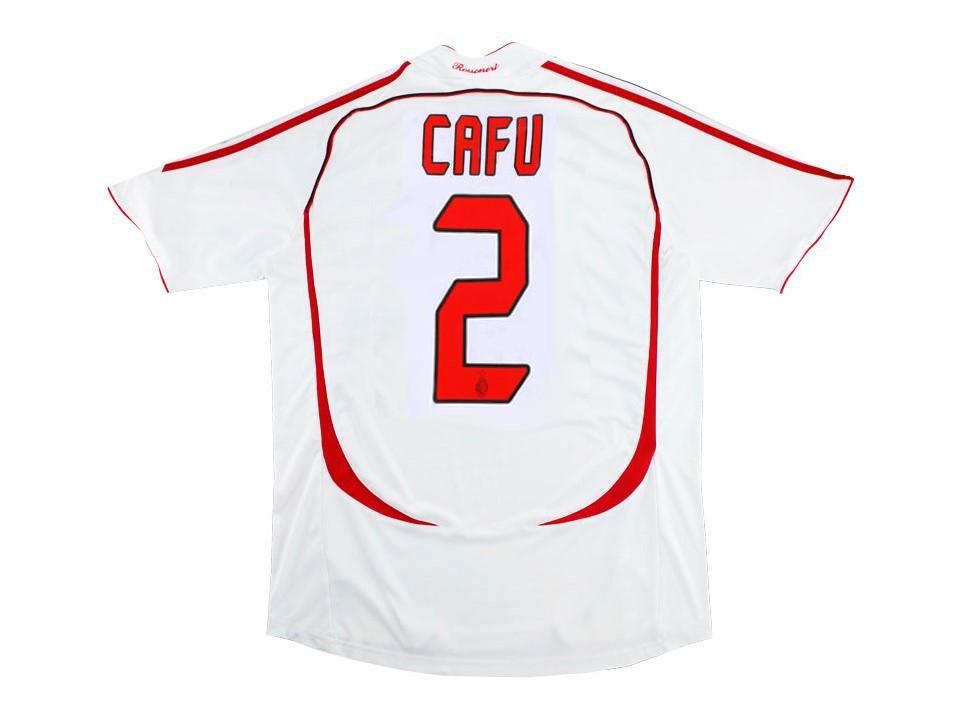 2006 2007 AC Milan Away Shirt Cafu #2 Final