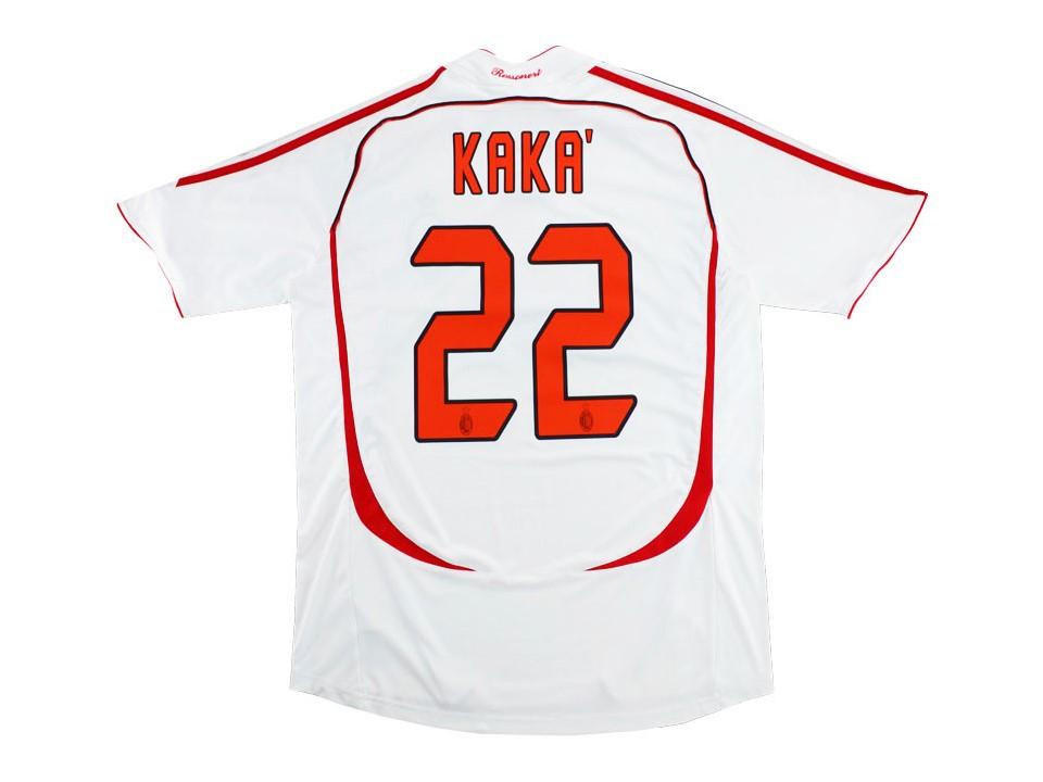 2006 2007 AC Milan Away Shirt Kaka #22 Final