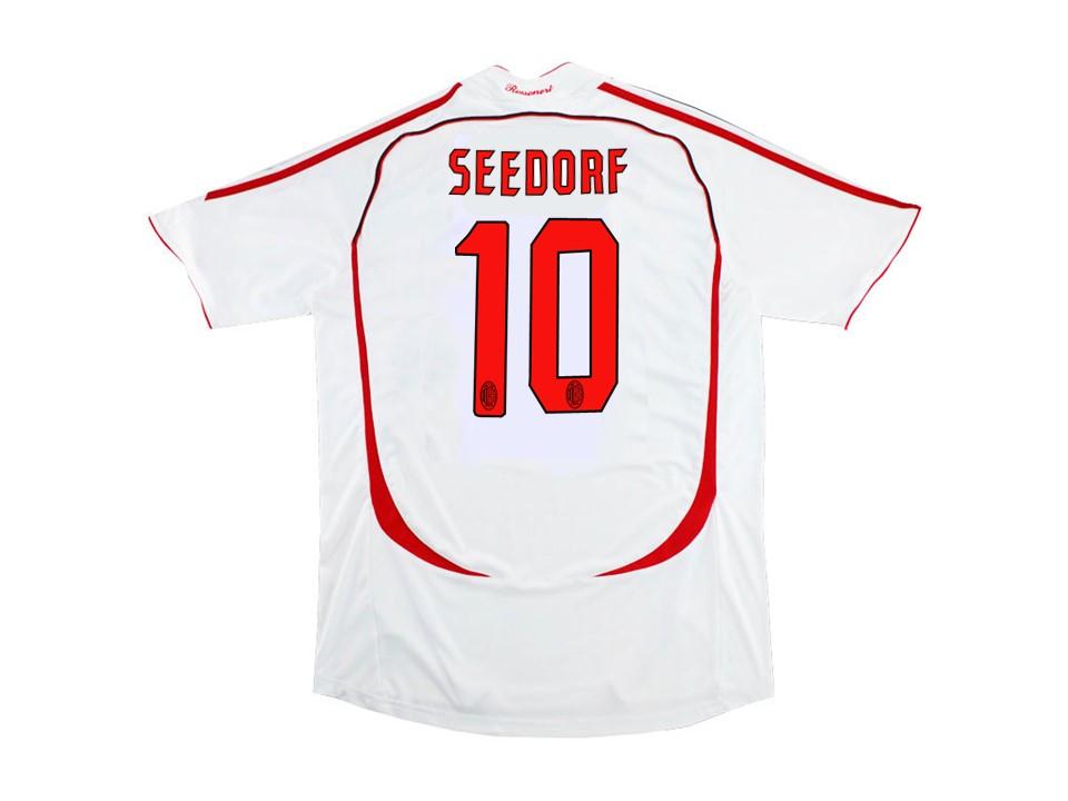 2006 2007 AC Milan Exterieur Chemise Seedorf #10 Final