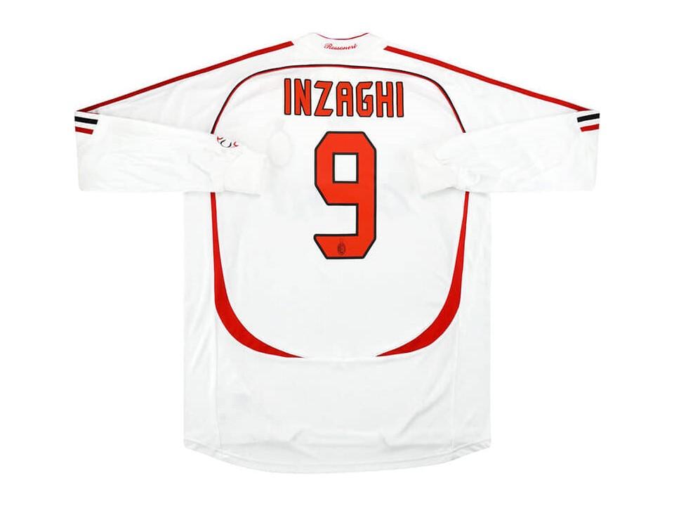 2007 AC Milan Away Long Sleeves Shirt Inzaghi #9