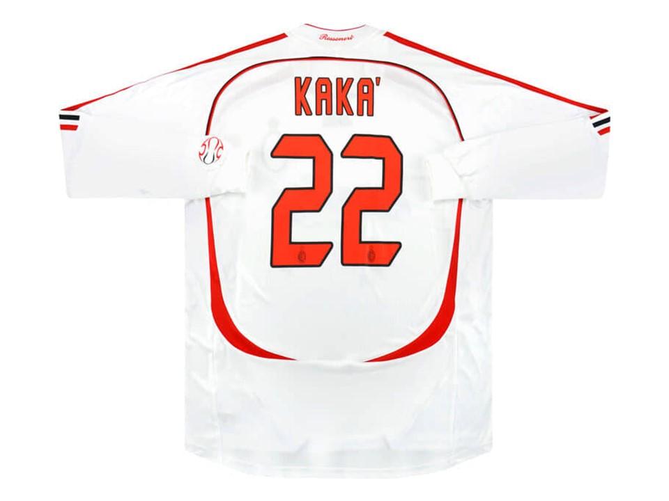 2007 AC Milan Away Long Sleeves Shirt Kaka #22