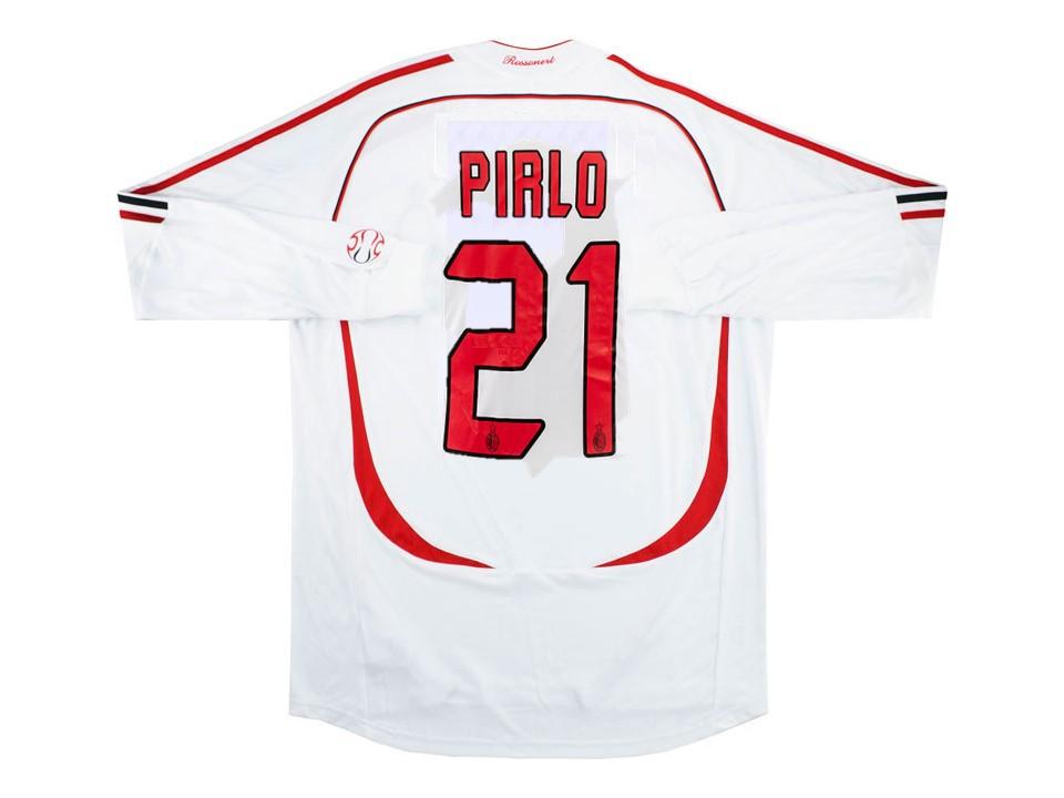 2007 AC Milan Away Long Sleeves Shirt Pirlo #21