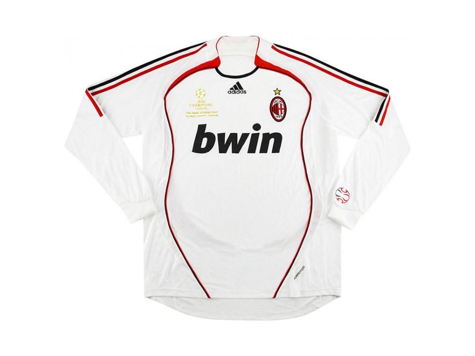 2007 AC Milan Exterieur Manches Longues Chemise