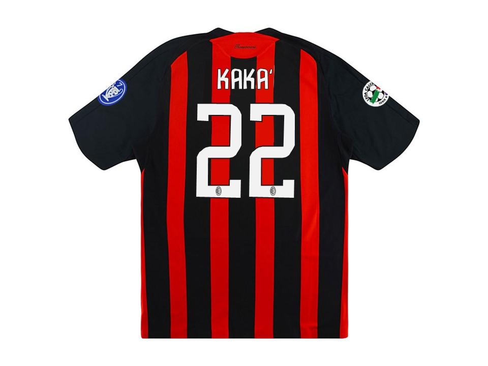 2008 2009 AC Milan Home Shirt Kaka #22