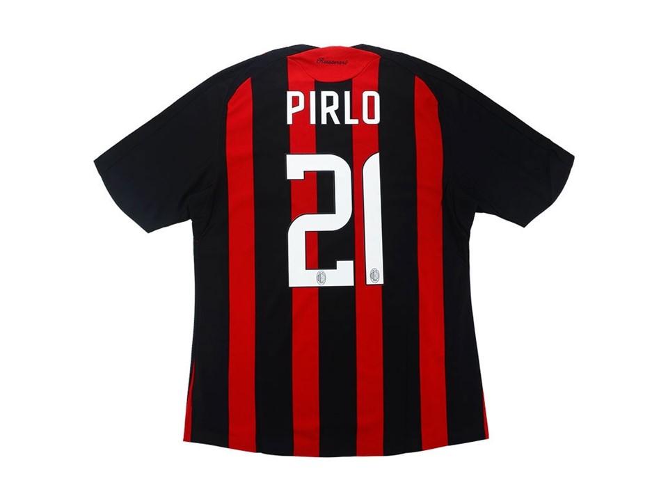 2008 2009 AC Milan Domicile Maillot Pirlo #21