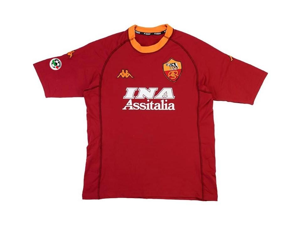 2000 01 AS Roma Domicile Maillot