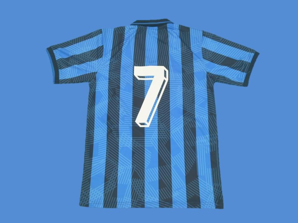 1991 Atalanta Domicile Maillot Number #7