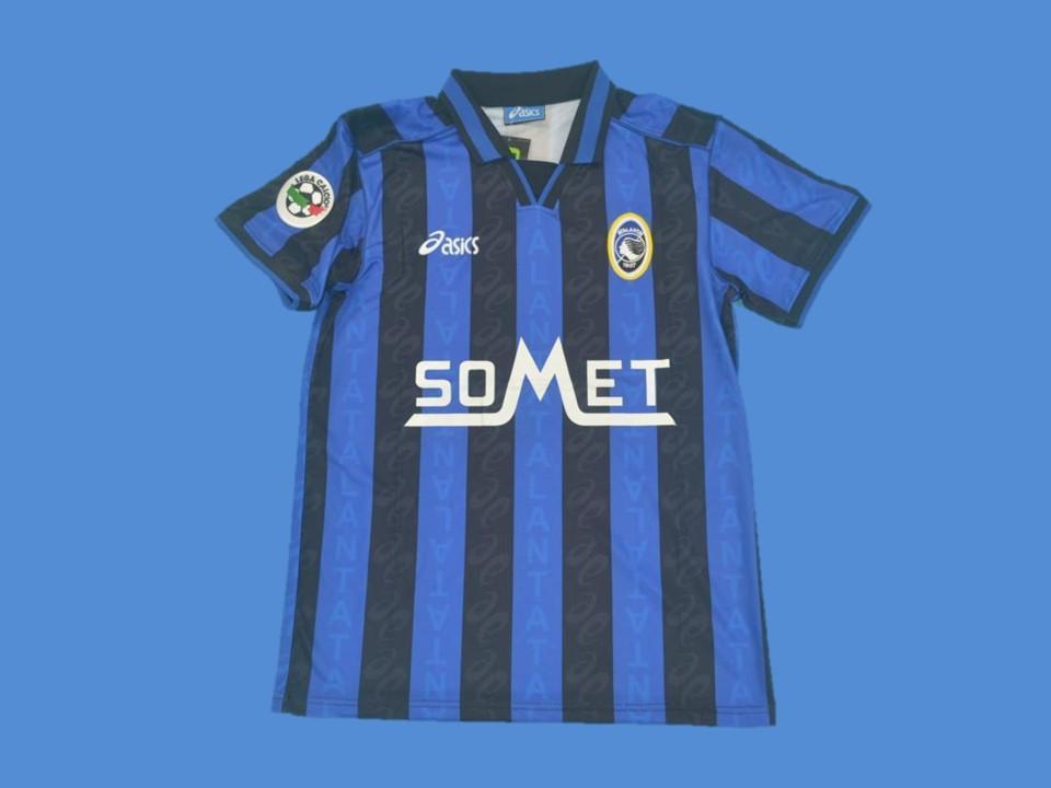 1996 1997 Atalanta Home Jersey Serie A Patches