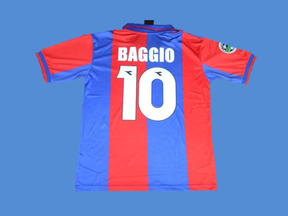 1997 1998 Bologna Domicile Maillot Baggio #10 Serie A