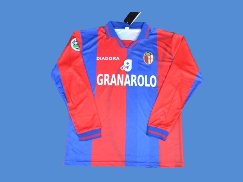 1997 1998 Bologna Domicile Manches Longues Maillot Serie A