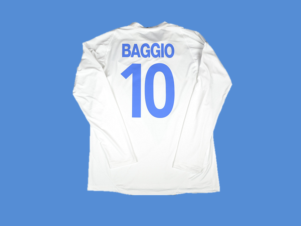 2003 2004 Brescia Domicile Maillot Blanc Baggio #10