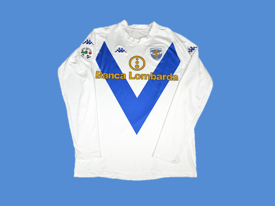 2003 2004 Brescia Home Jersey White