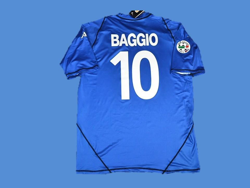 2004 05 Brescia Exterieur Maillot Baggio #10