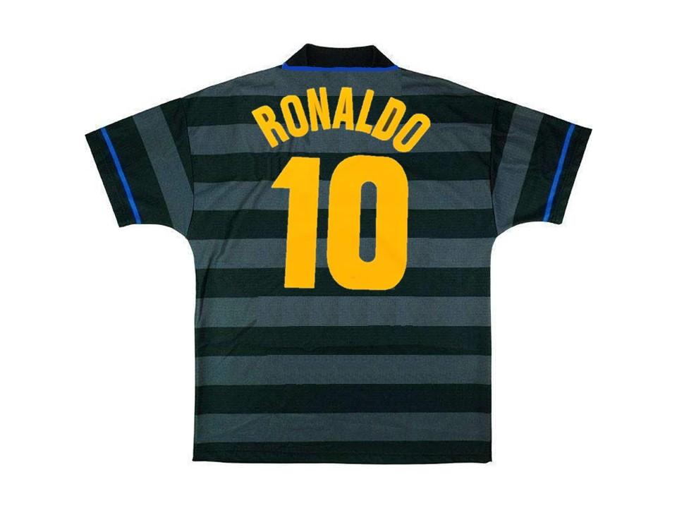 1997 1998 Inter Milan Home Shirt Ronaldo #10