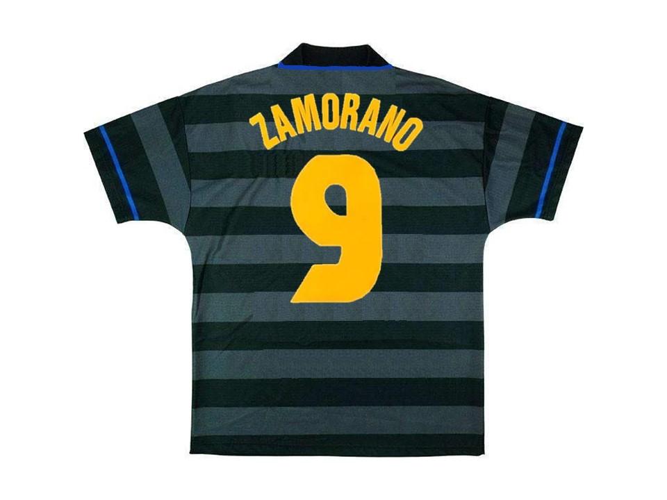 1997 1998 Inter Milan Home Shirt Zamorano #9