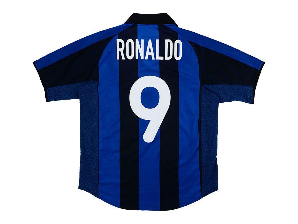 2001 2002 Inter Milan Home Jersey Ronaldo #9