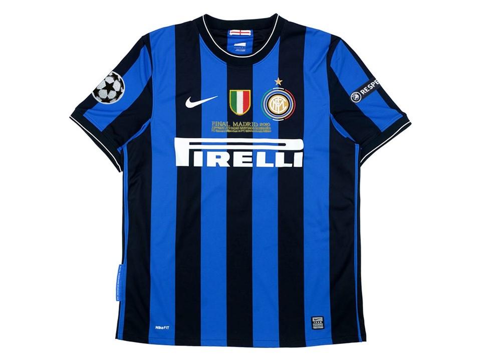 2010 Inter Milan Domicile Chemise Ucl Flocage Insigne Final