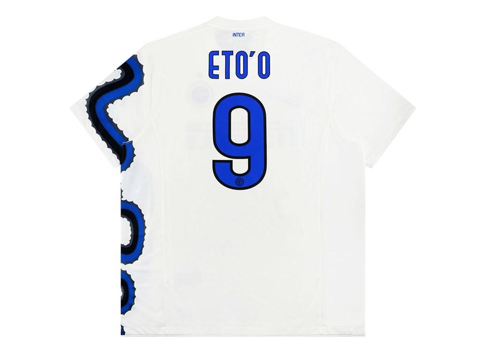 2010 Inter Milan Exterieur Chemise Etoo #9 With Badges