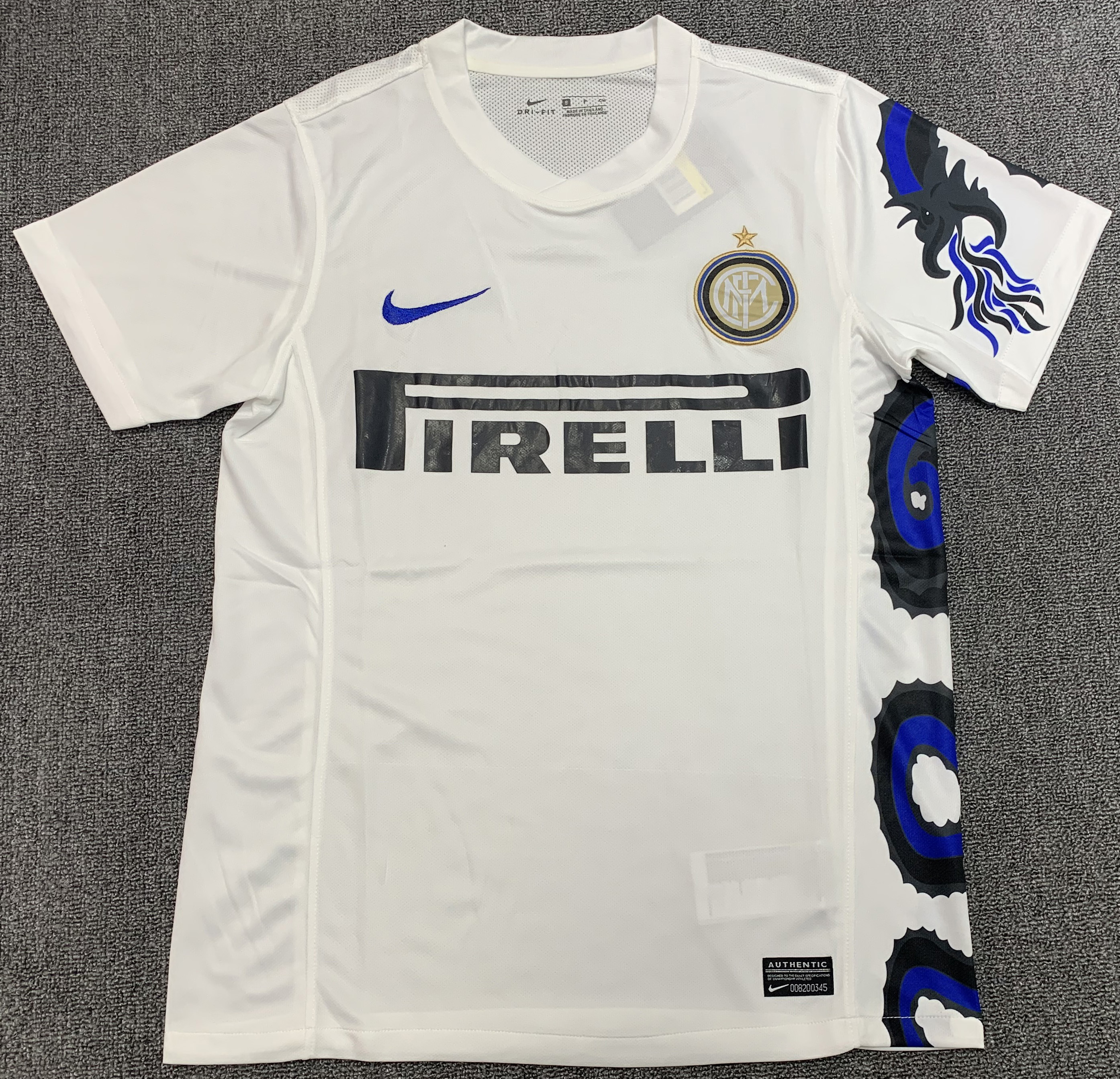 2010 Inter Milan Exterieur Maillot Blanc