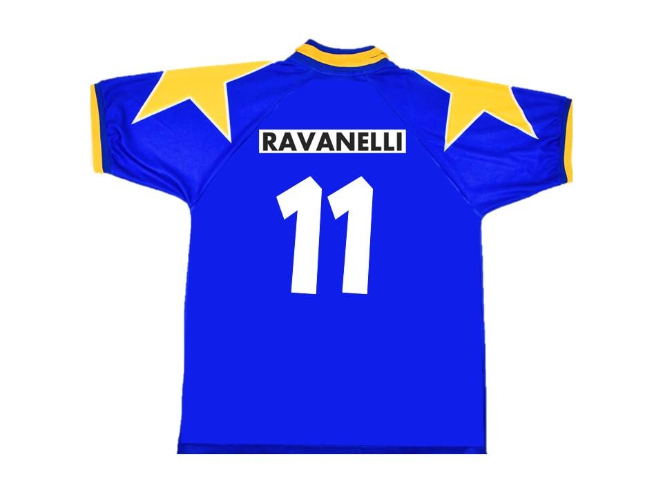 1995 96 Juventus Exterieur Chemise Ravanelli #11