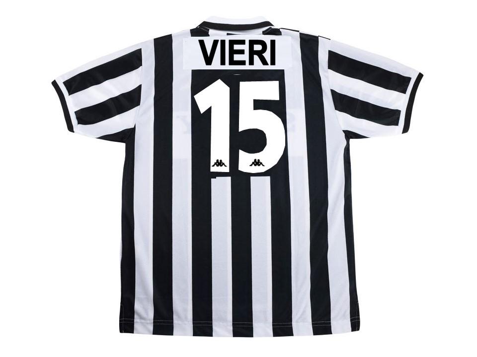 1996 97 Juventus Domicile Chemise Vieri #15