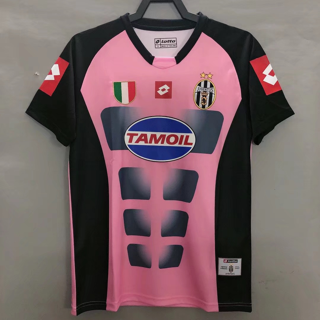 2002-2003 Juventus Jersey Pink Black