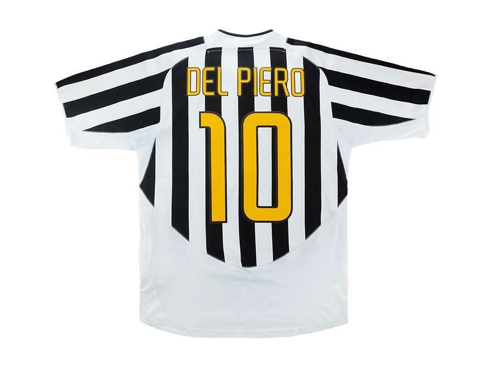 2003 2004 Juventus Domicile Maillot Del Piero #10