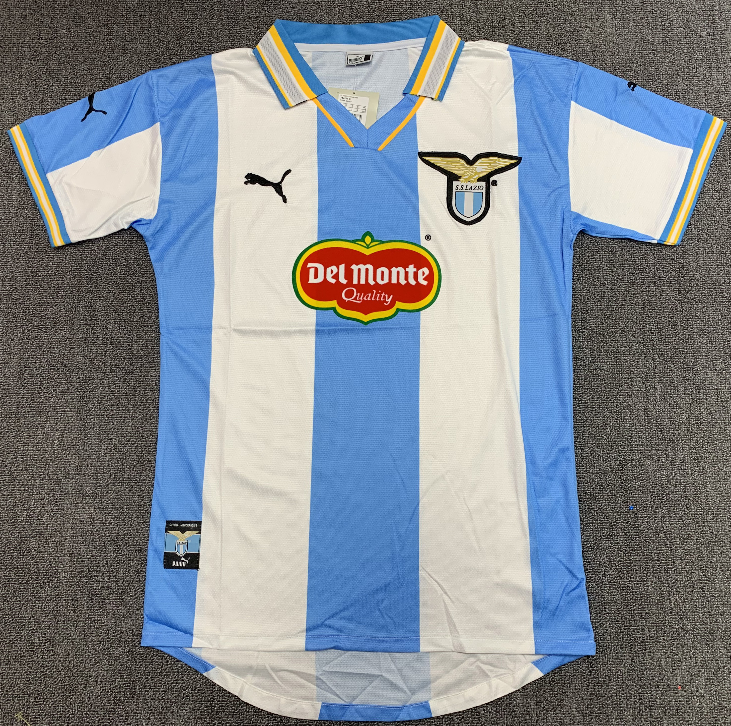 1999-2000 Lazio Home Jersey Blue White