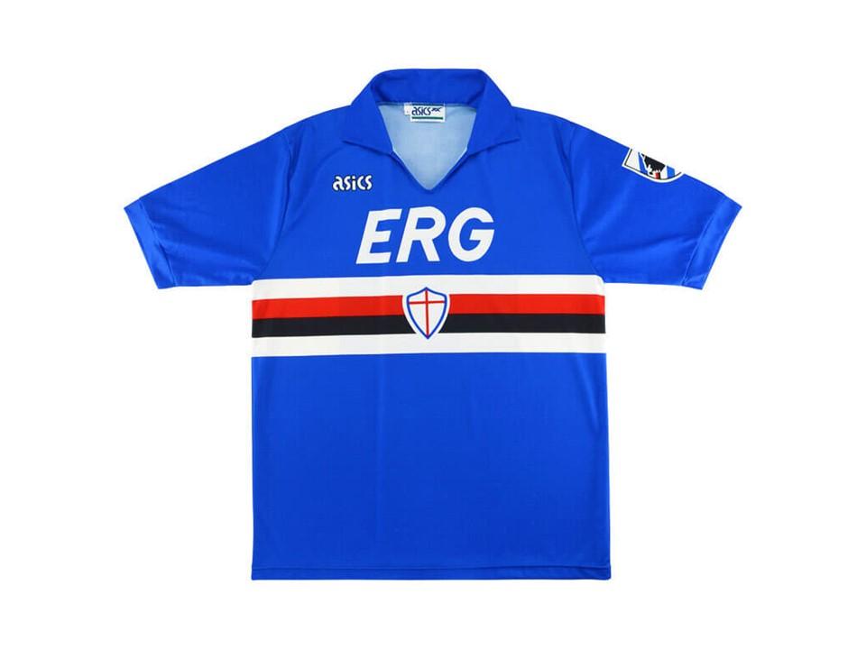 1990 1991 Sampdoria Domicile Maillot