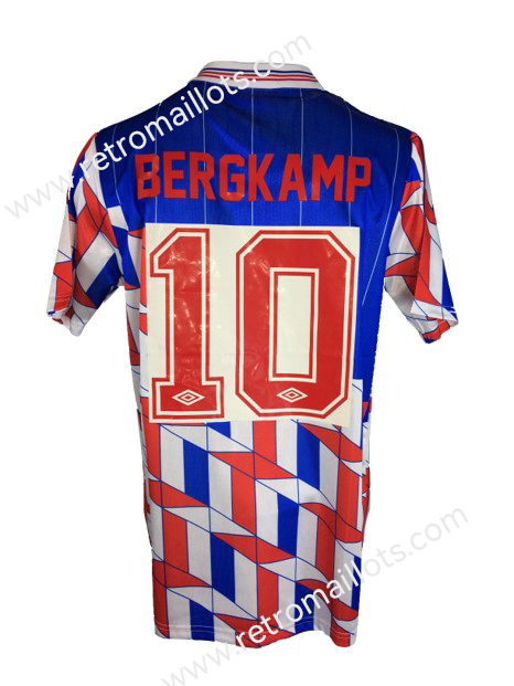 1990/91 AJAX Exterieur Maillot BERGK AMP #10