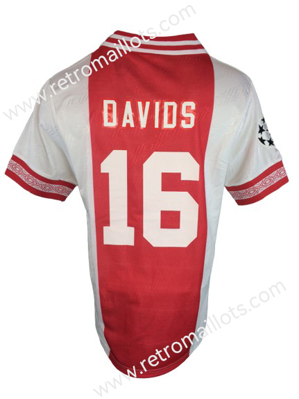 1994/95 AJAX Domicile Maillot DAVIDS #16