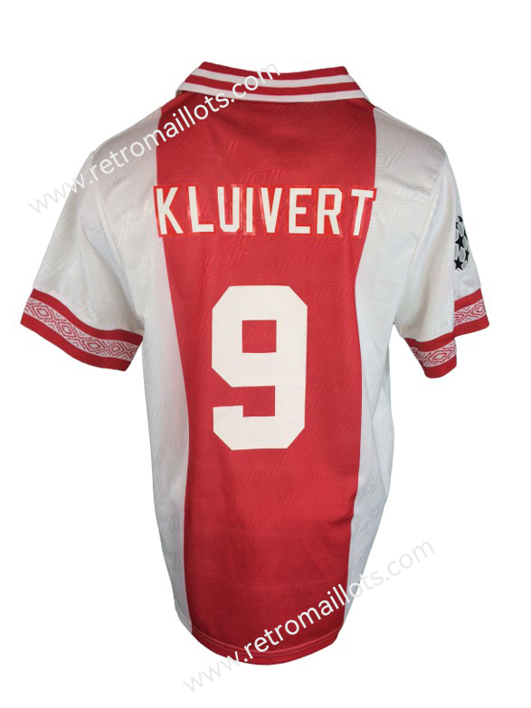 1994/95 AJAX Domicile Maillot KLUIVERT #9