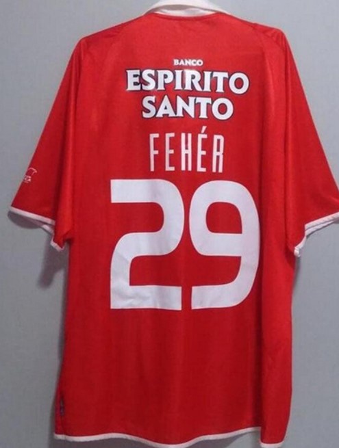 2004/2005 BENFICA Domicile Maillot FEHER 29