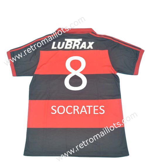 1986 Flamengo Domicile Maillot SOCRATES 8