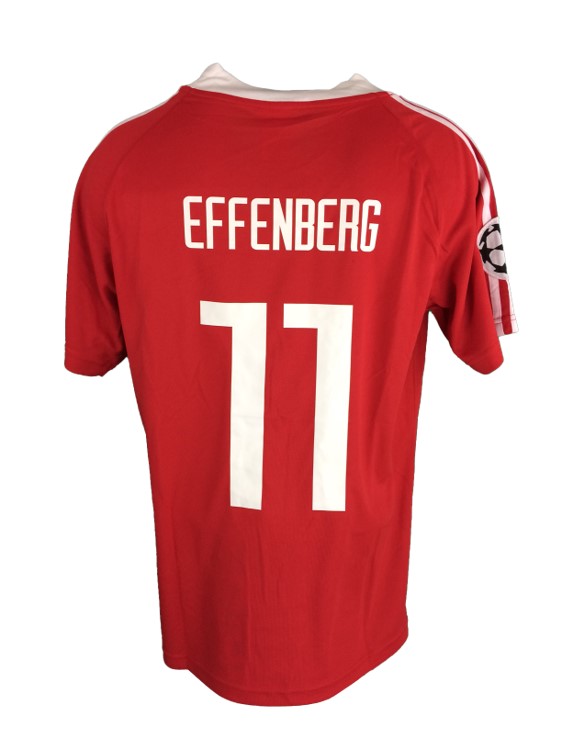 2001 Bayern Munchen Domicile Maillot EFFENBERG #11 Ucl Flocage