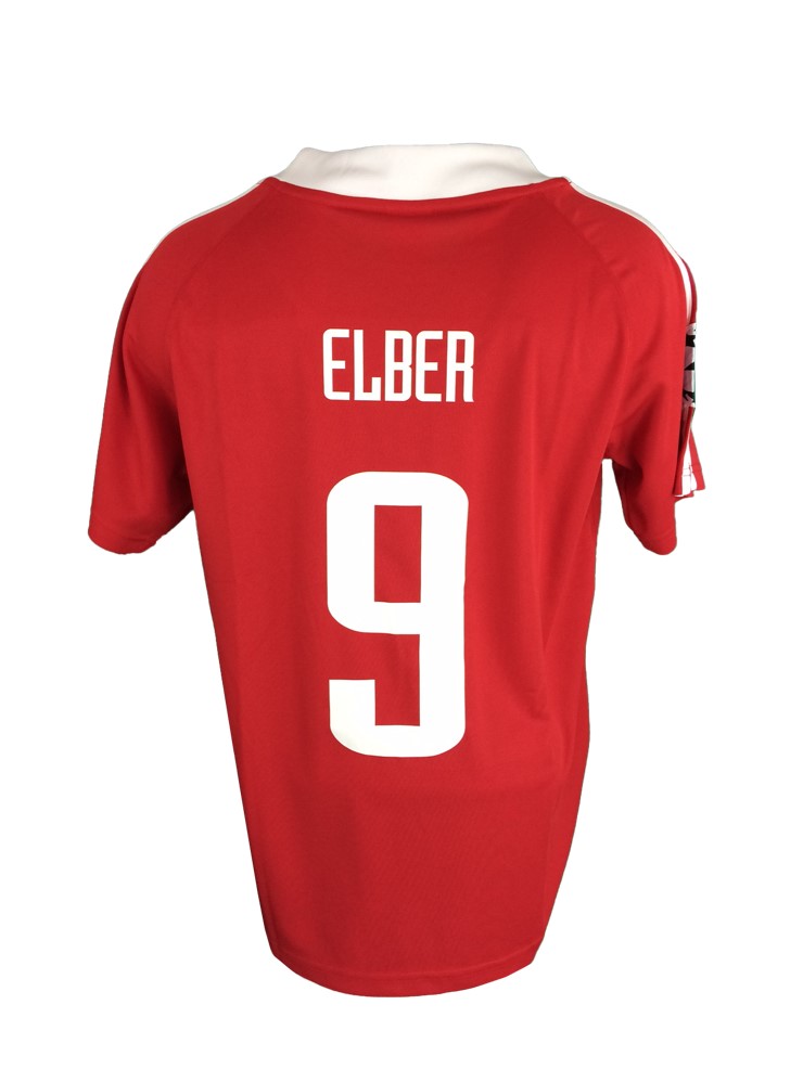 2001 Bayern Munchen Domicile Maillot Elber #9 Ucl Flocage