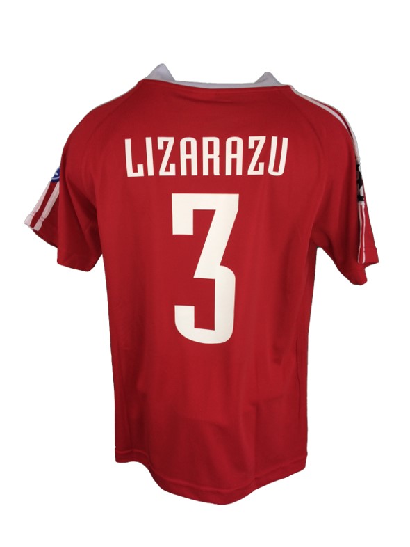 2001 Bayern Munchen Domicile Maillot Lizarazu #3 Ucl Flocage