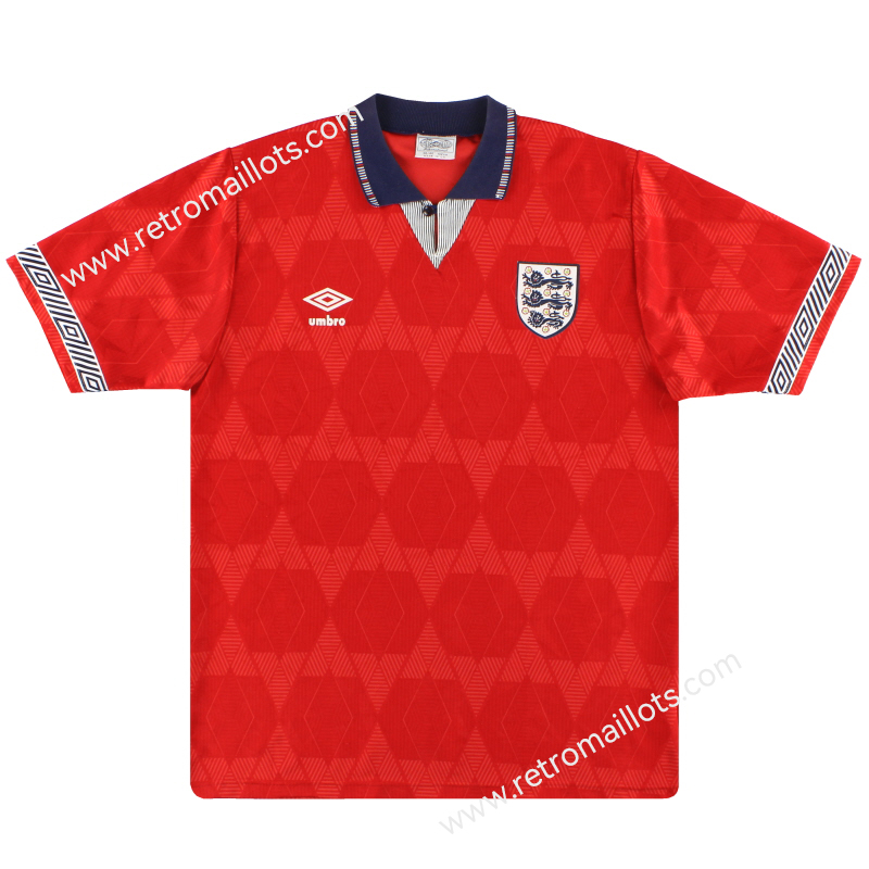 1990 Angleterre Exterieur Maillot