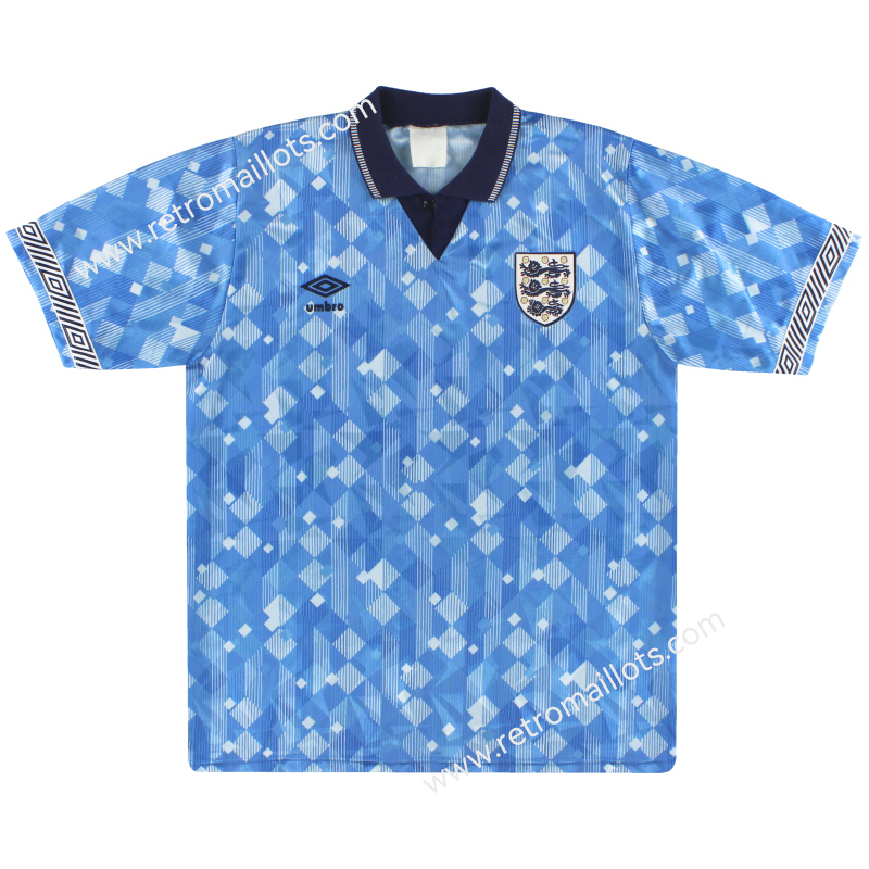 1990 Angleterre Troisieme Maillot