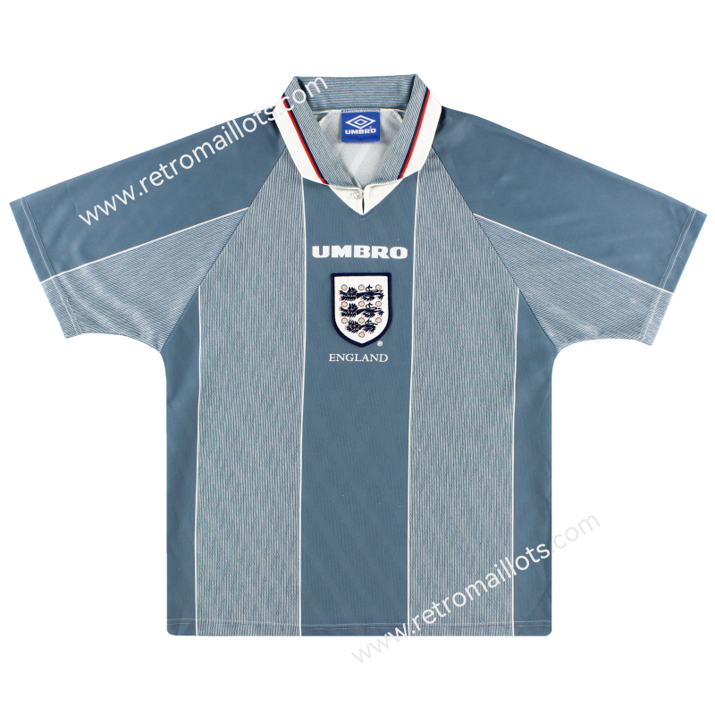 1996 England Away Jersey Euro CHAMPS