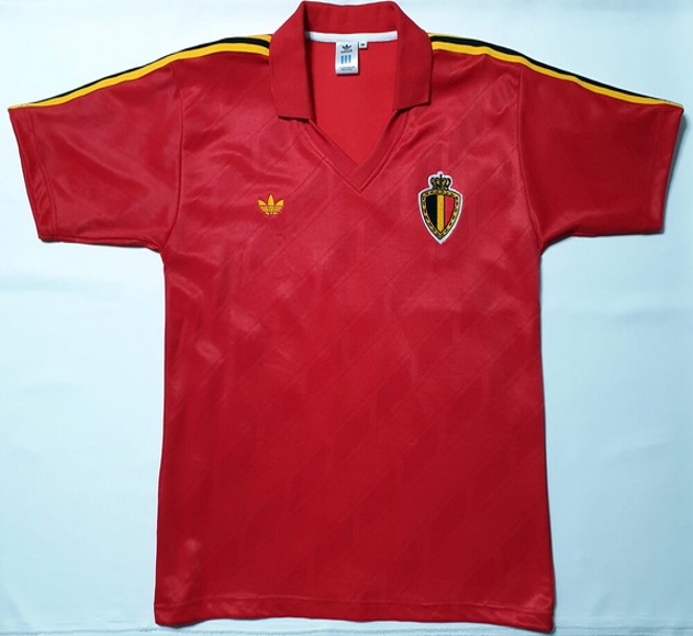 1986 Belgium Home Jersey