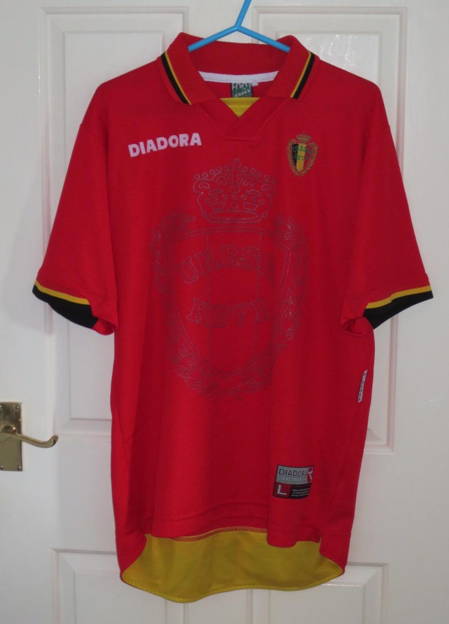 1996 Belgium Home Jersey