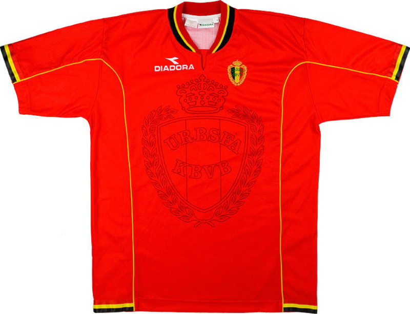 1998 Belgique Domicile Maillot