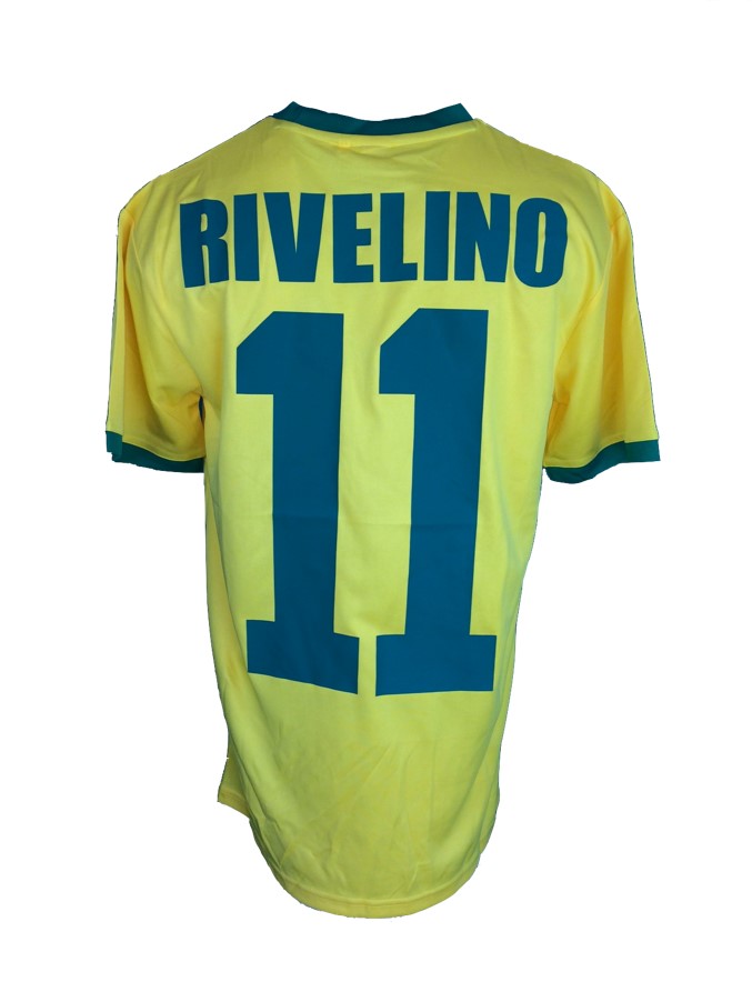 1970 Bresil Domicile Maillot RIVELINO 11